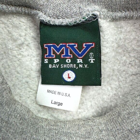 Vintage MV Sport University of Notre Dame Crew Neck Sweatshirt - Size Large - Picture 4 of 5